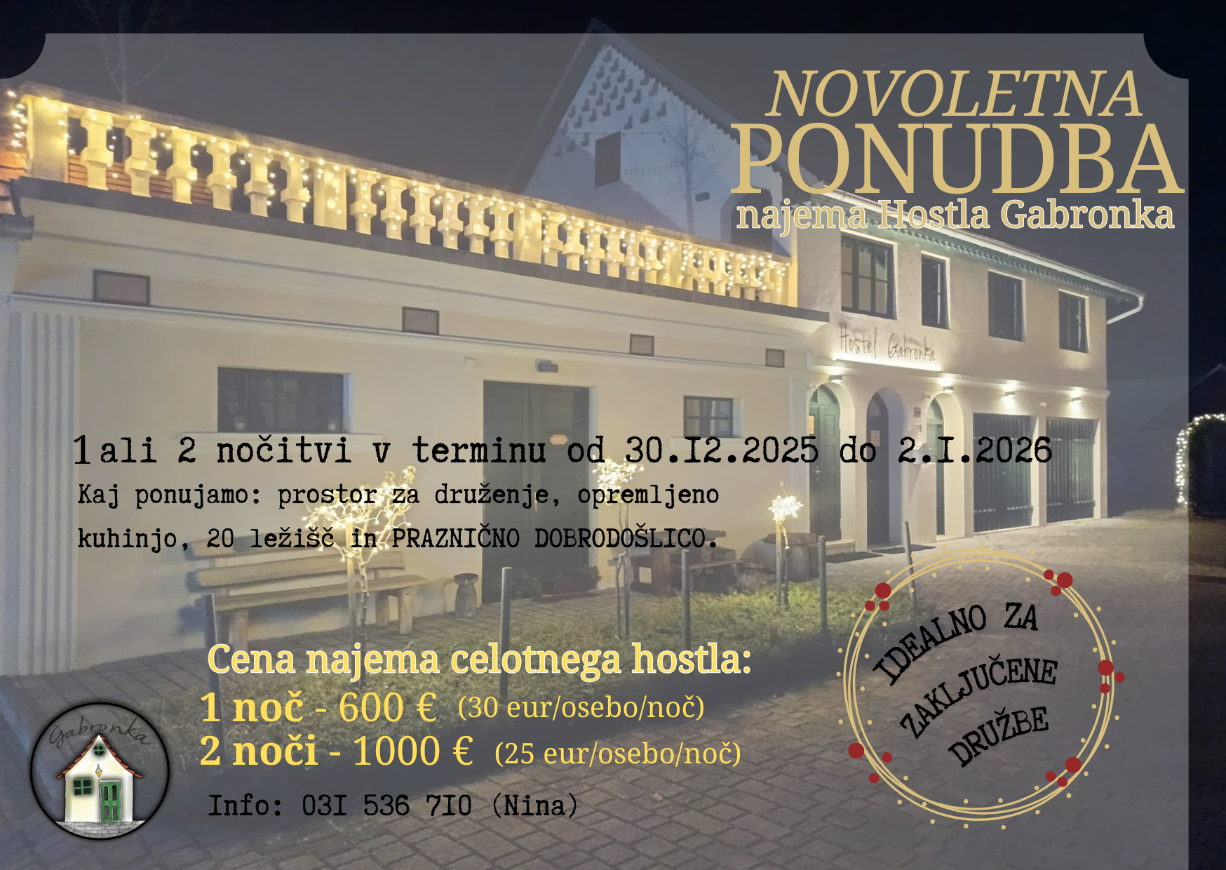 novo leto 20242025 hostel